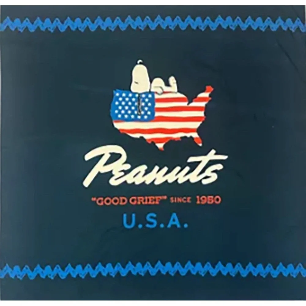 Peanuts Snoopy USA Patriotic Shower Curtain 70x72 - 75 Years New 2025 NWT (219)